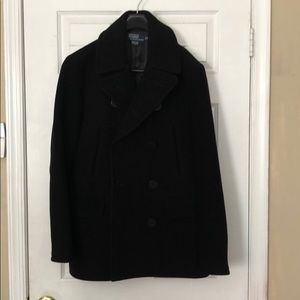 Polo by Ralph Lauren Men’s Dark Navy Pea Coat